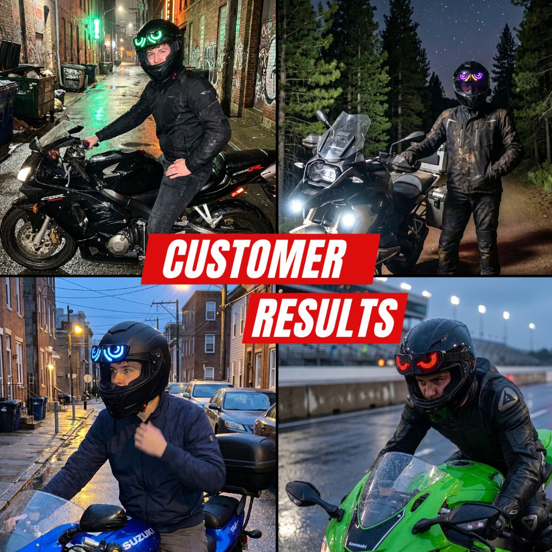 Moto Helmet Eyes