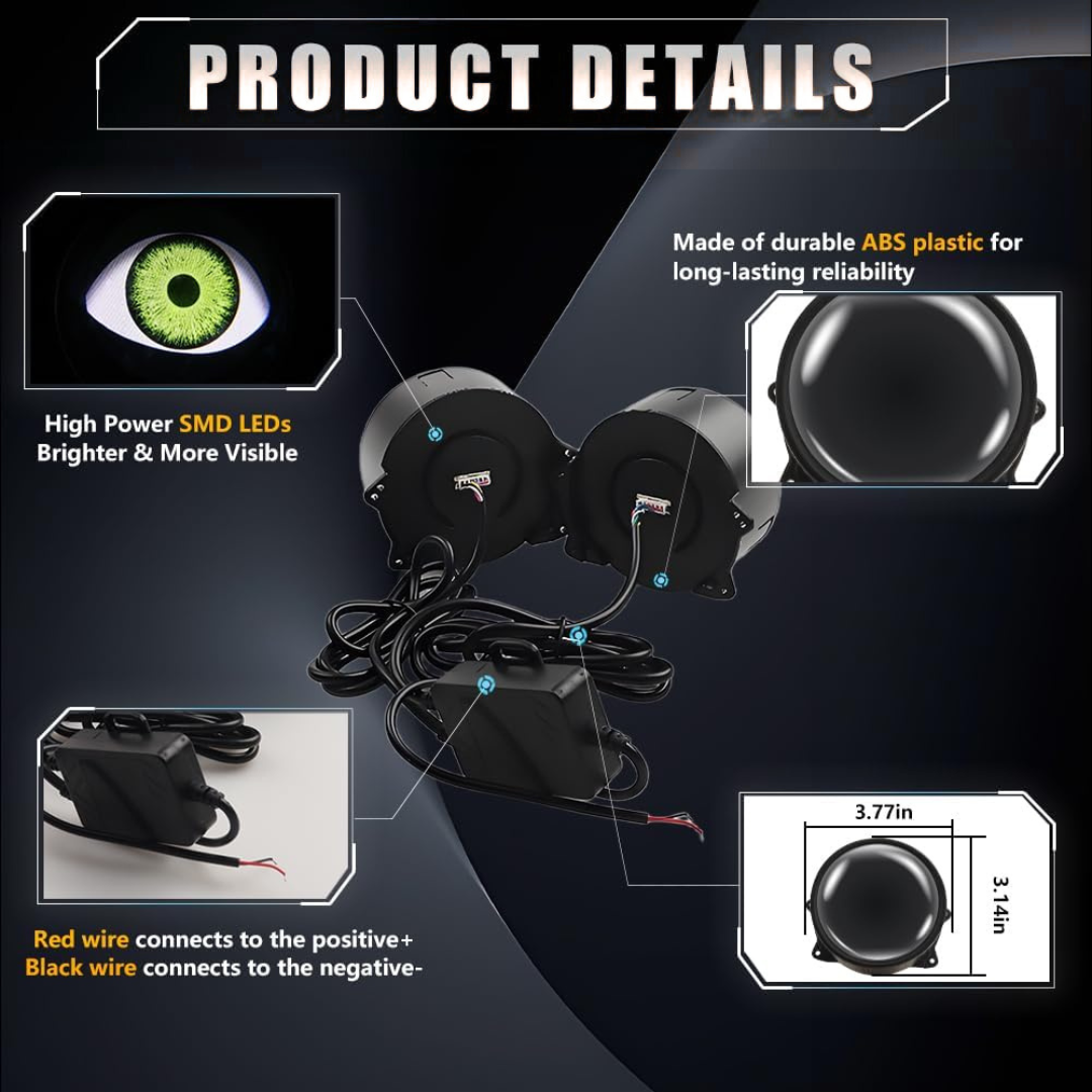 Electra Eyes - Animated Built-In Car Eyes