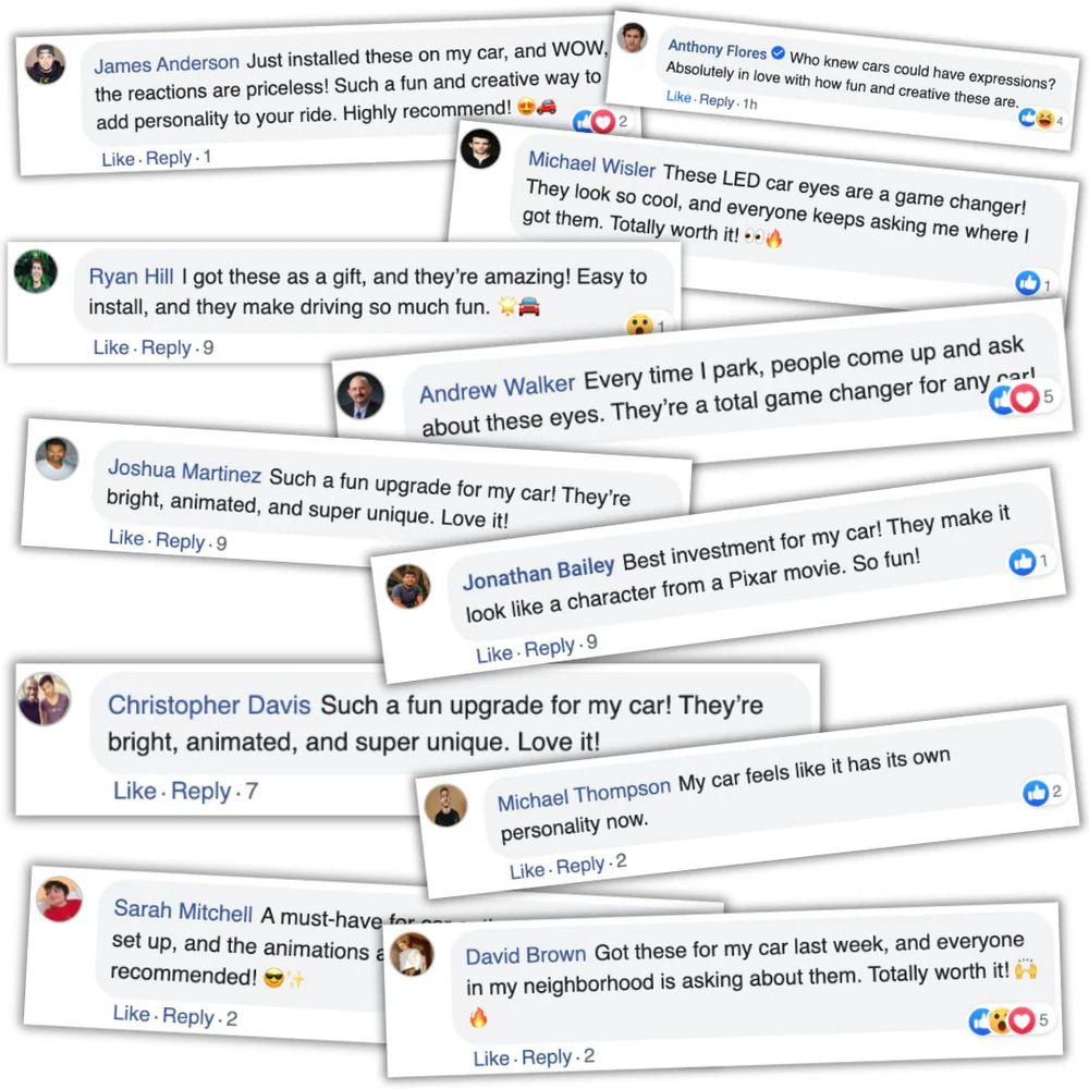 Electra Eyes - Animated Built-In Car Eyes