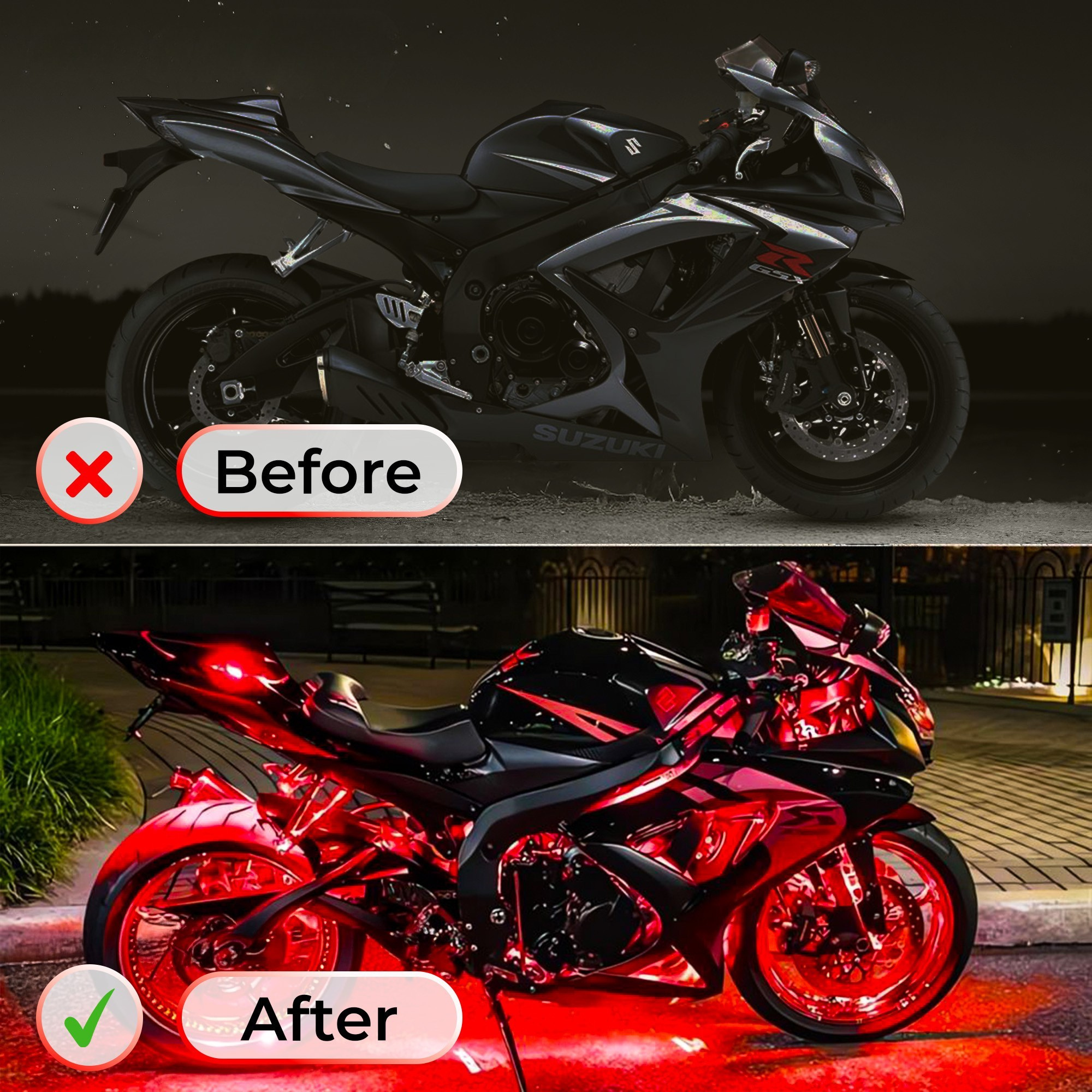 Easy Install Moto Light Kit