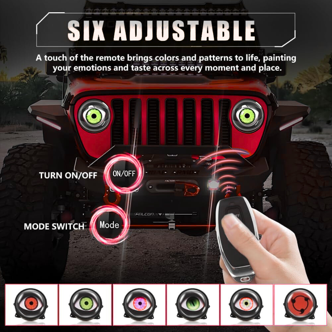 Electra Eyes - Animated Built-In Car Eyes